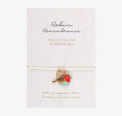 Robin Remembrance Charm Bracelet