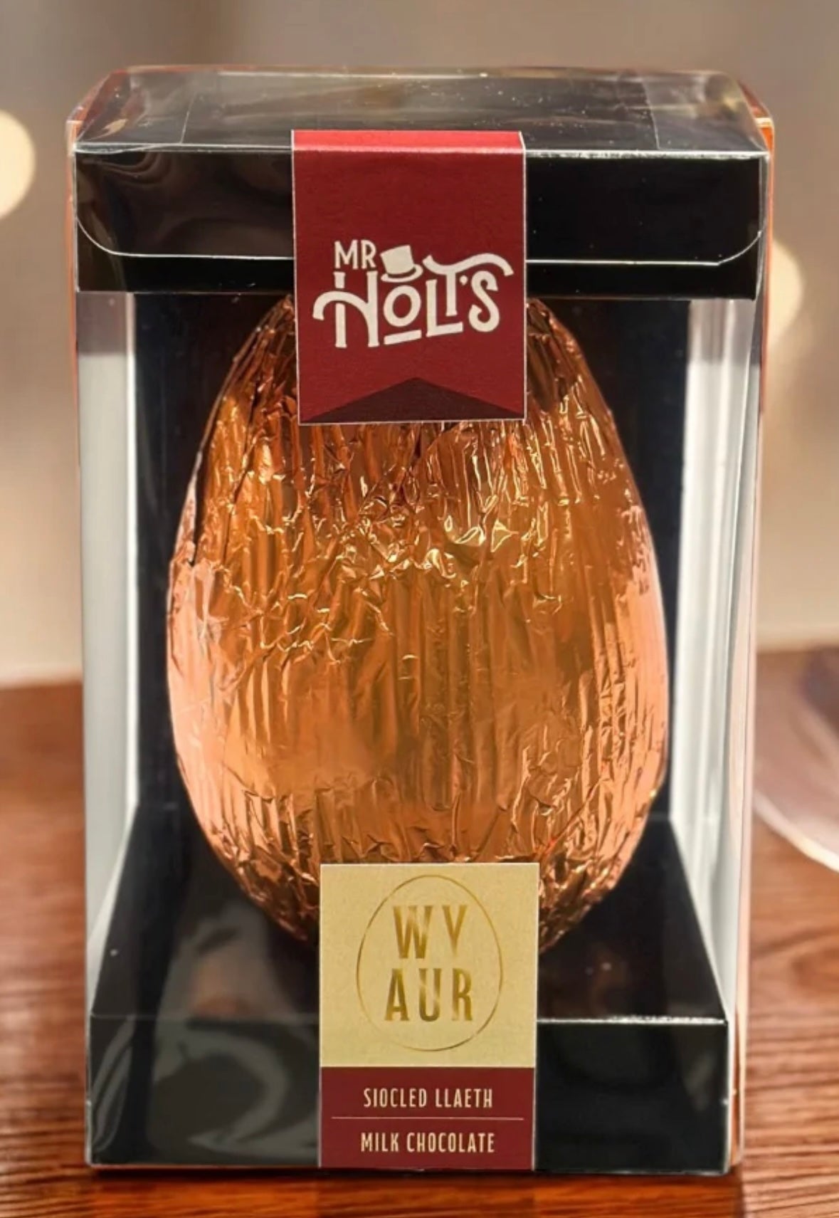 Mr Holt’s Chocolate Easter Egg