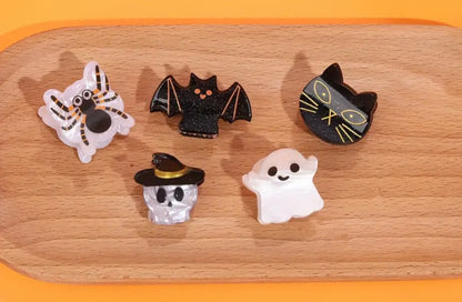 Set of 2 Spooky Acrylic Clips