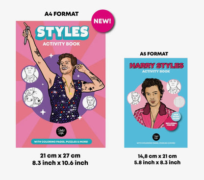 A4 Harry Styles Activity Book