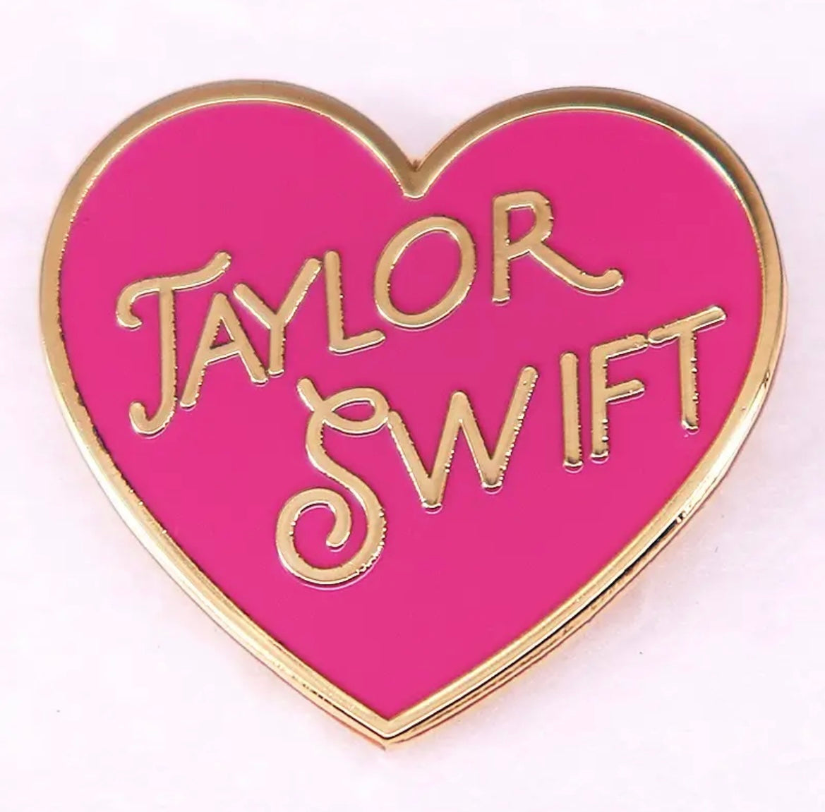 Taylor Swift Love Heart Enamel Pin