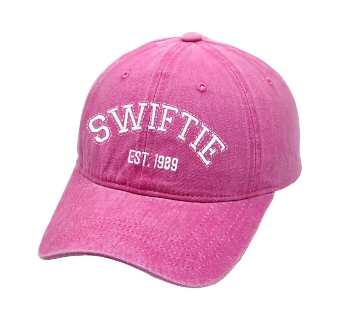 Swiftie Baseball Cap in Rose Pink
