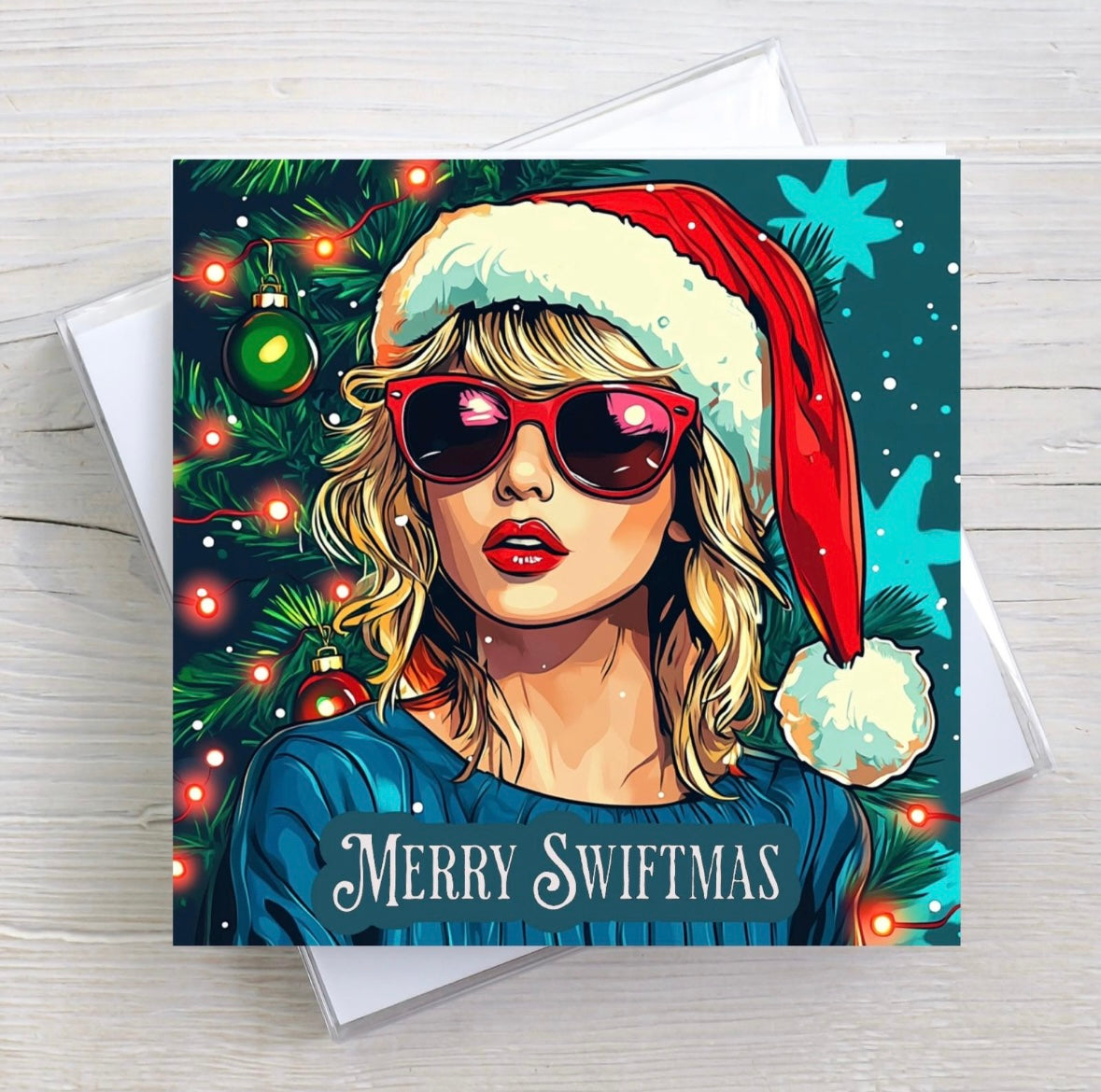 Merry Swiftmas Greetings Card