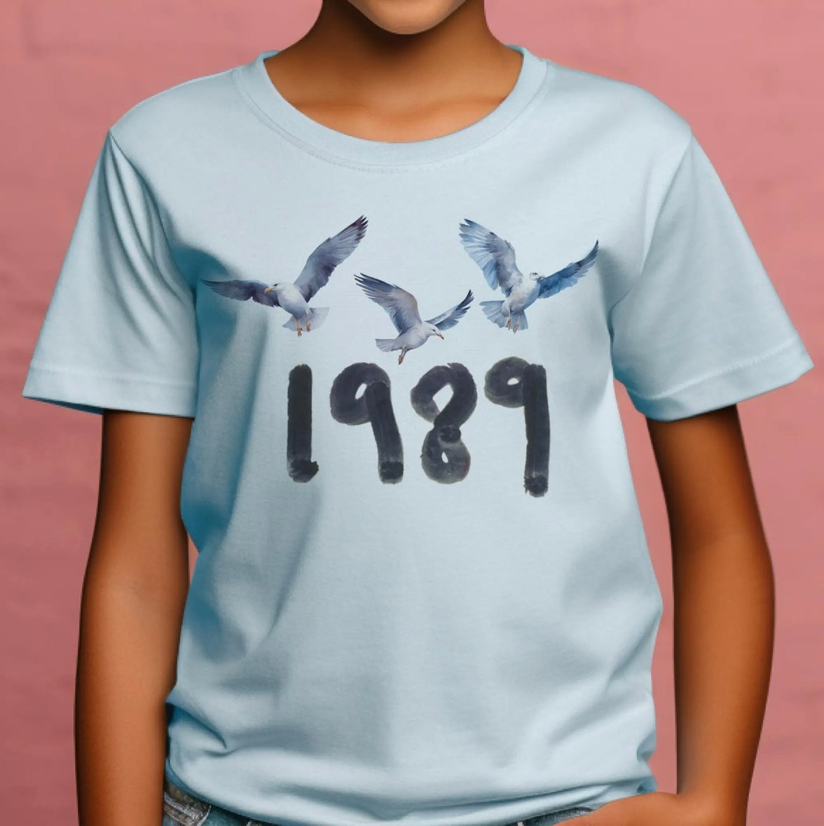 Children's T Shirt - 1989 In Ice Blue