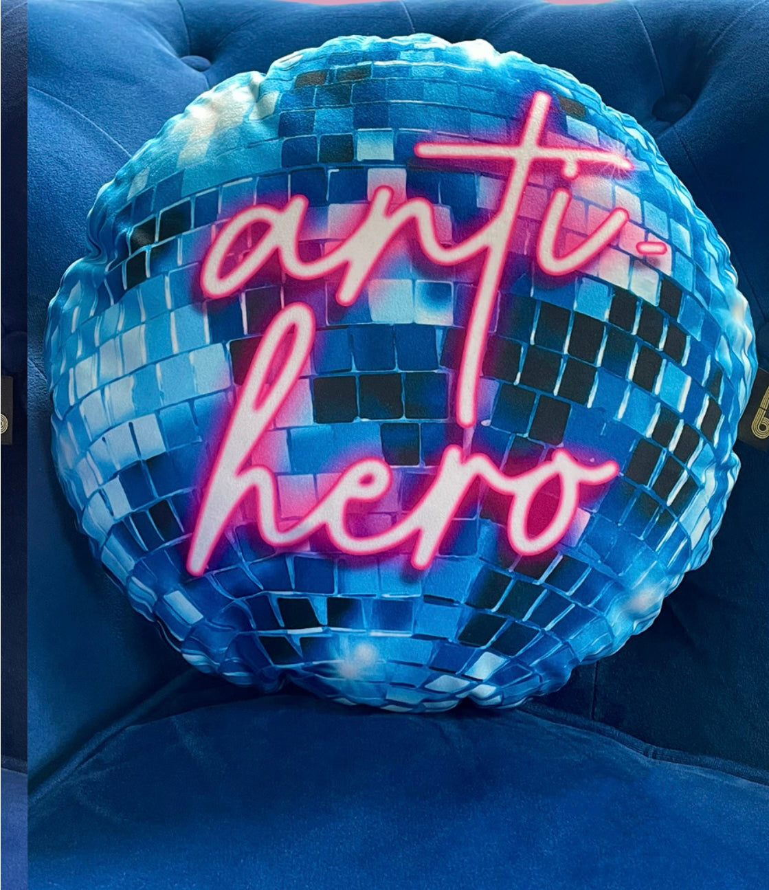 Lover/Anti Hero Disco Ball Cushion