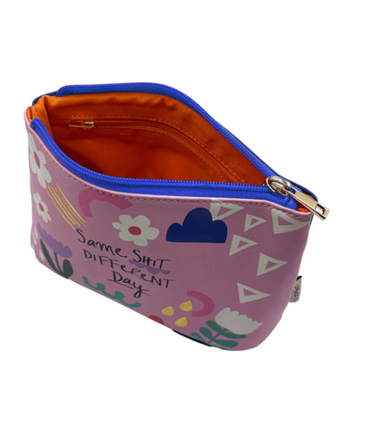 Small Talk 'Same Shit' Makeup Bag