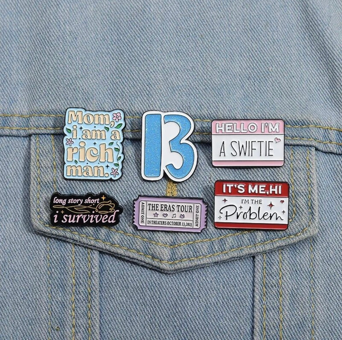 Hello I’m A Swiftie - Soft Enamel Pin