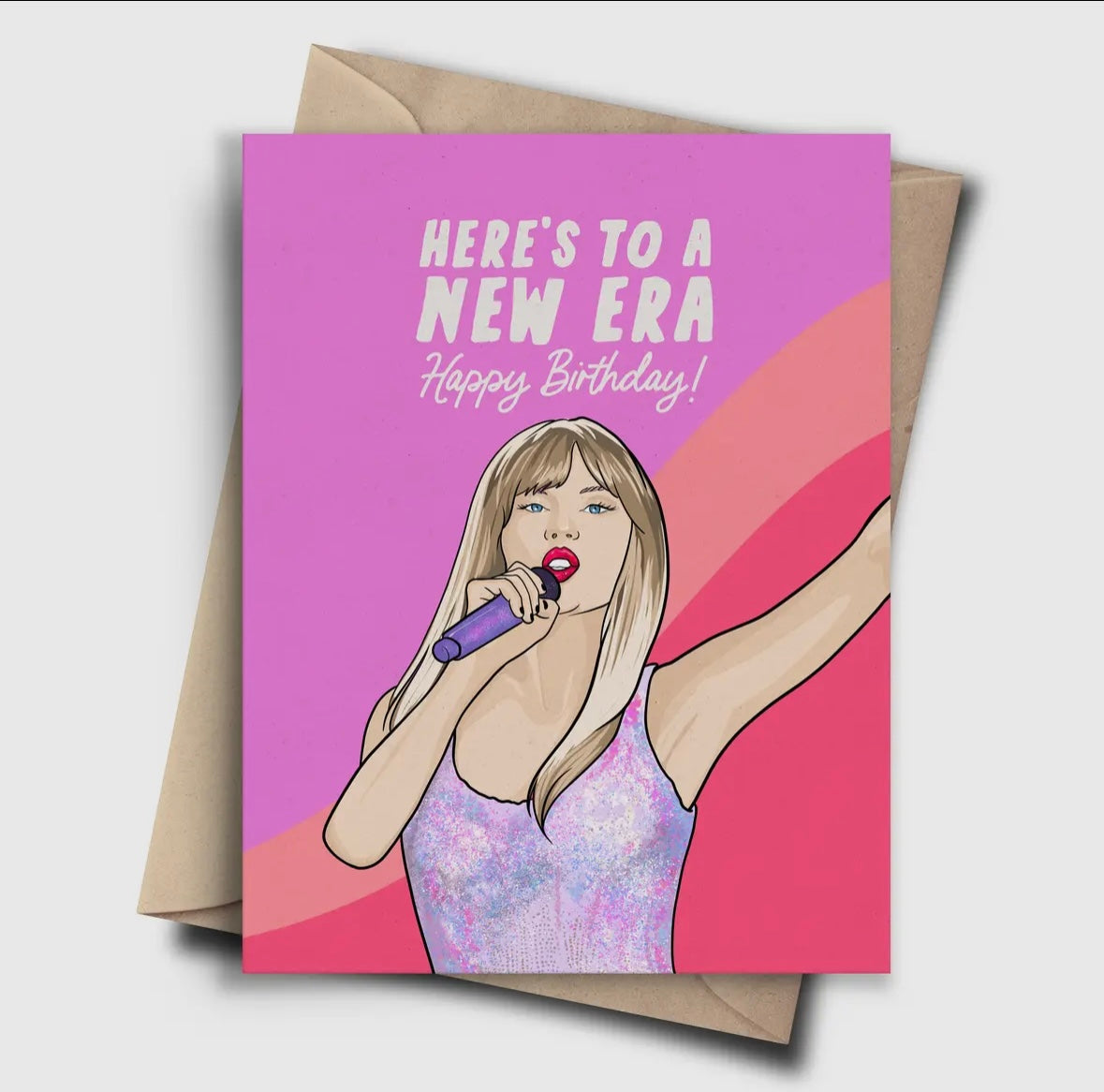 Taylor Swift Here’s To A New Era Greetings Card