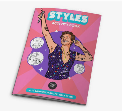 A4 Harry Styles Activity Book