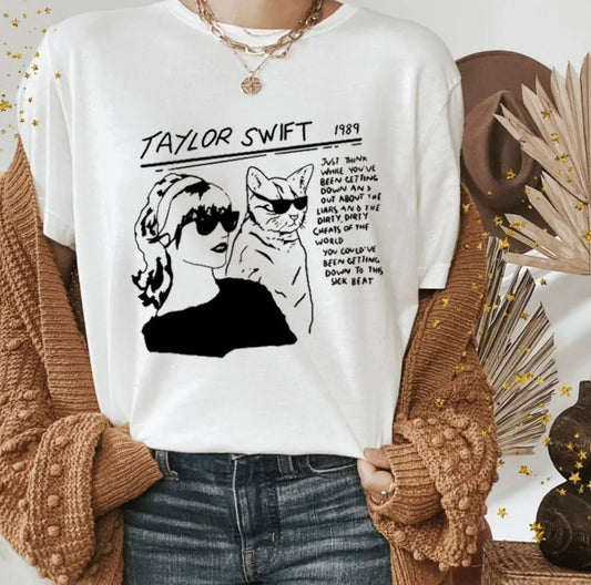 Taylor Swift T Shirt - Cat