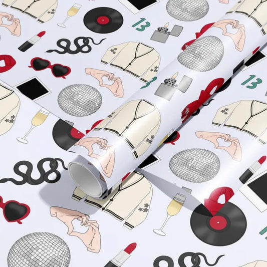 Taylor Swift 2 Sheets of Wrapping  Paper