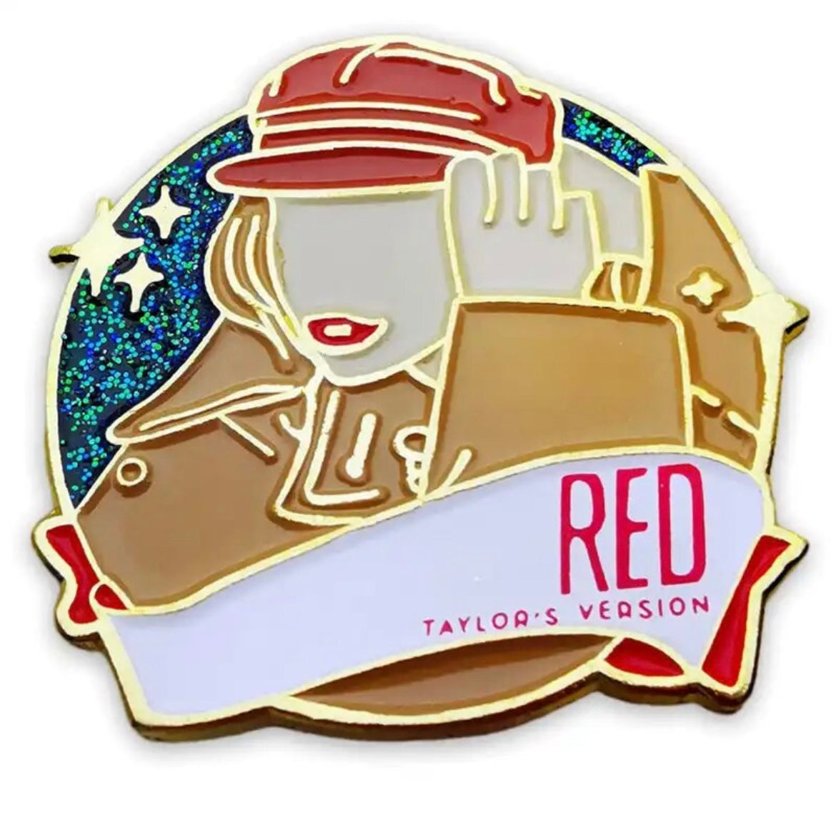 Taylor Swift ‘Red Taylor’s Version’ Enamel Pin