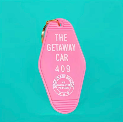 Motel Keyring - The Getaway Car
