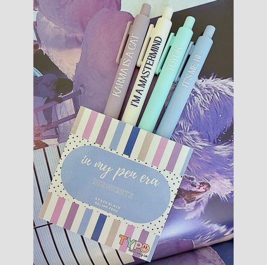 Tay Inspired Pen set - Midnights