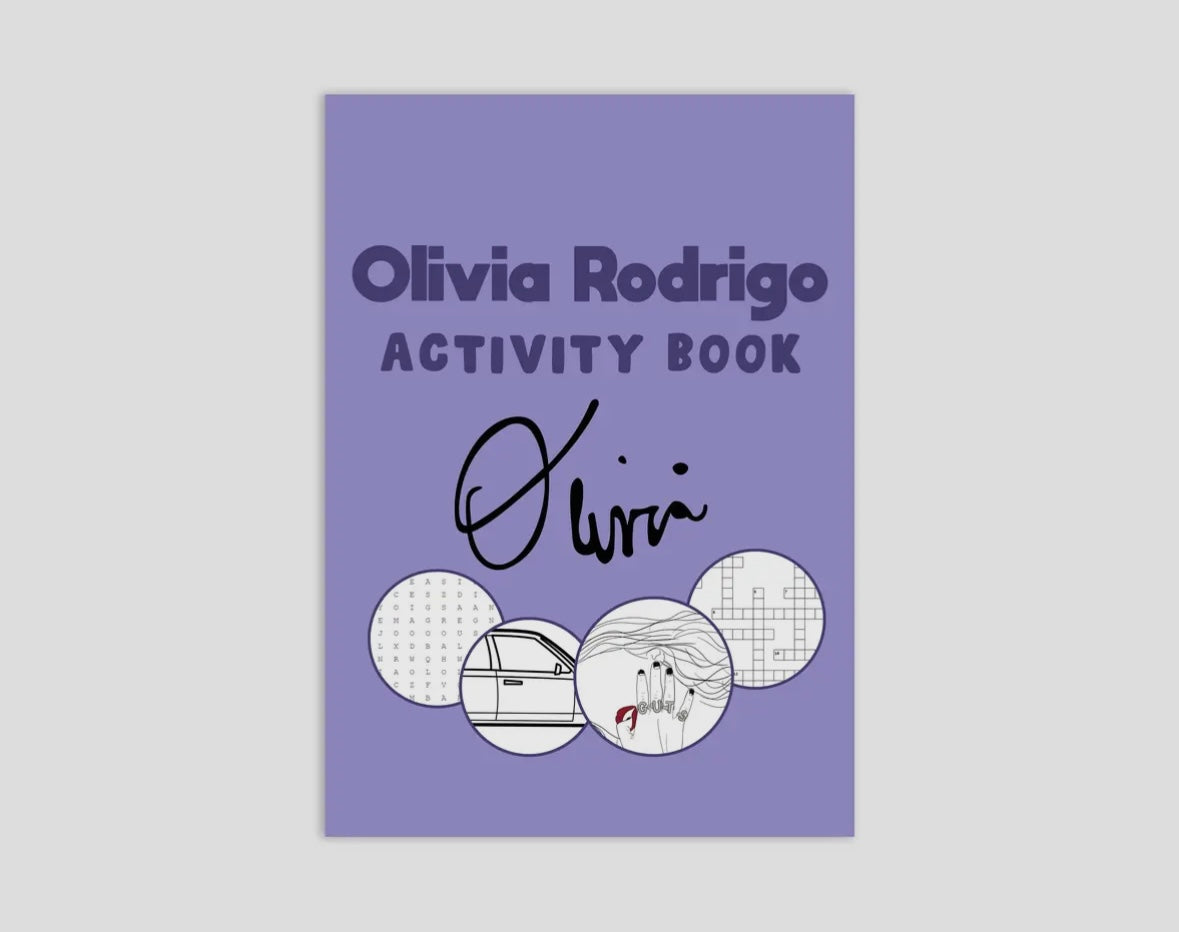 Olivia Rodrigo Activity Book