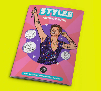 A4 Harry Styles Activity Book