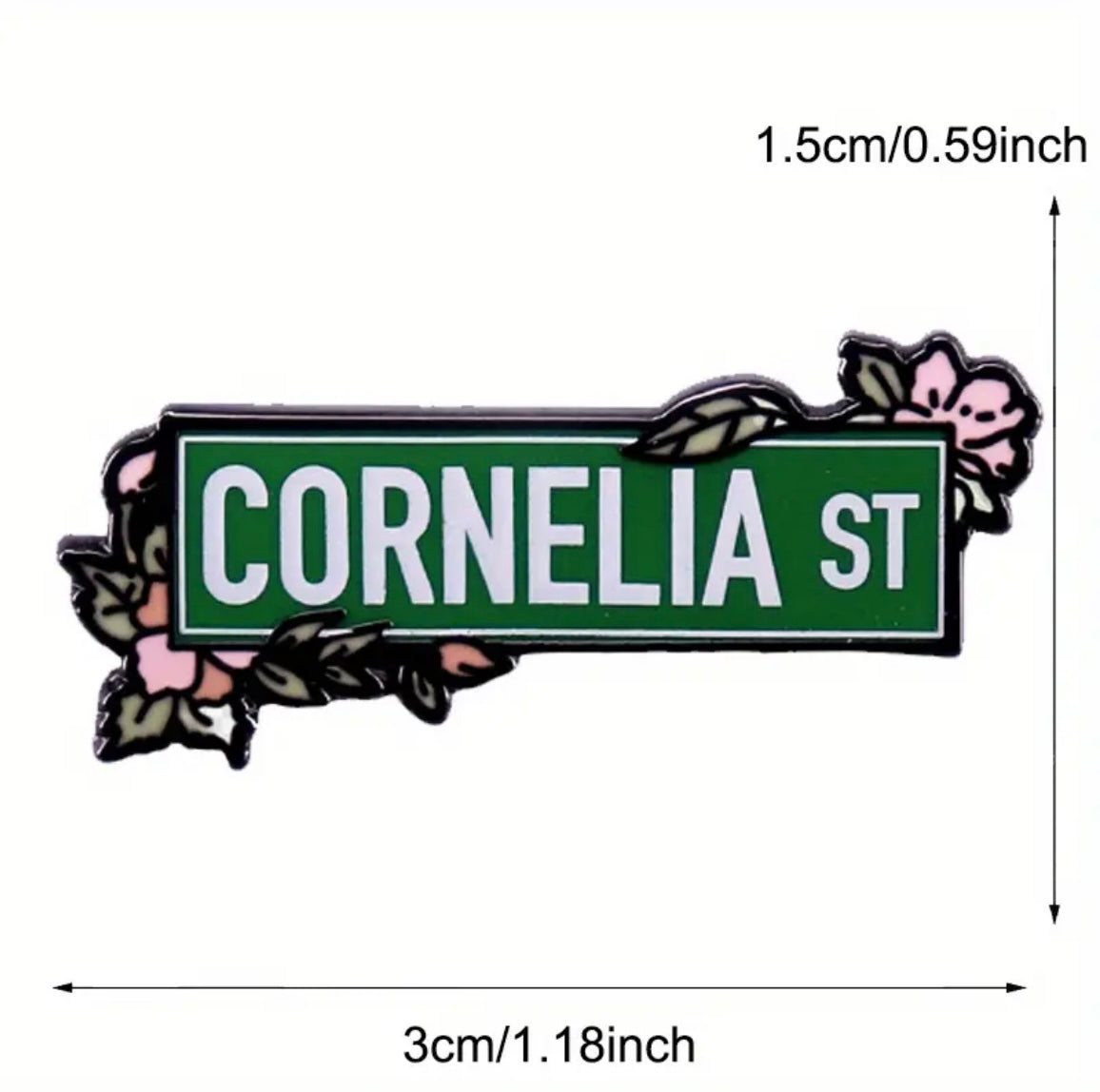 Cornelia St Soft Enamel Pin