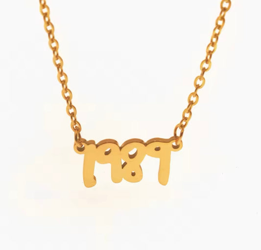 Taylor Swift Necklaces - Gold