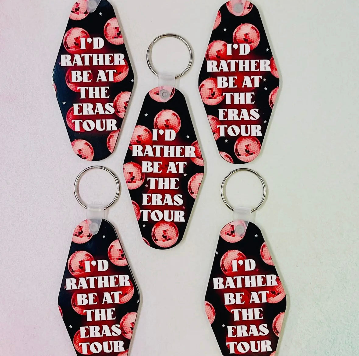 Motel Keyring - I’d Rather Be At The Eras Tour