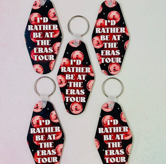 Motel Keyring - I’d Rather Be At The Eras Tour