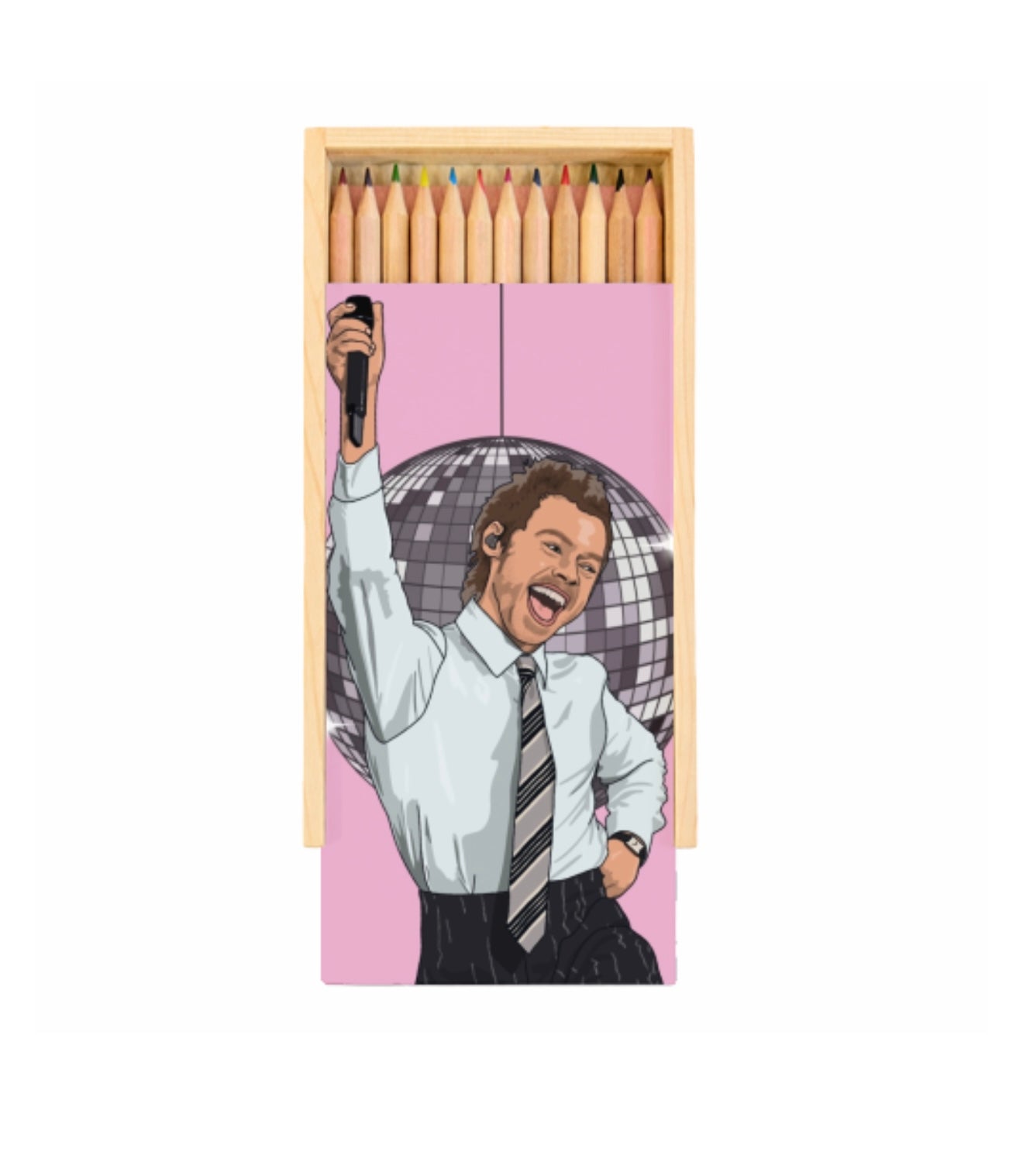 Coloured Pencils With Box Disco Harry