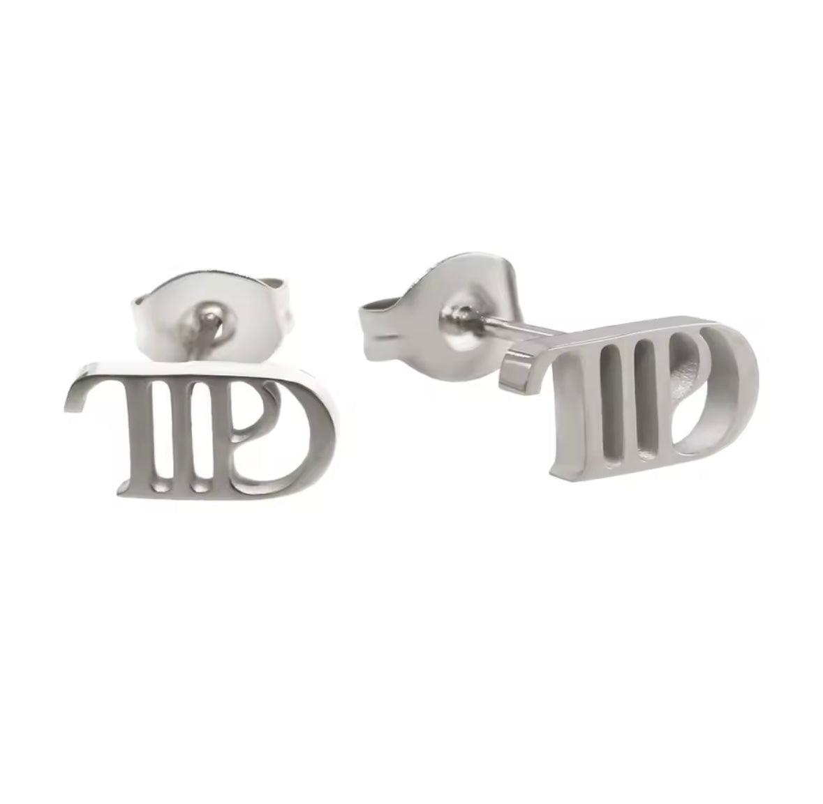 The Tortured Poets Department Earrings - Silver