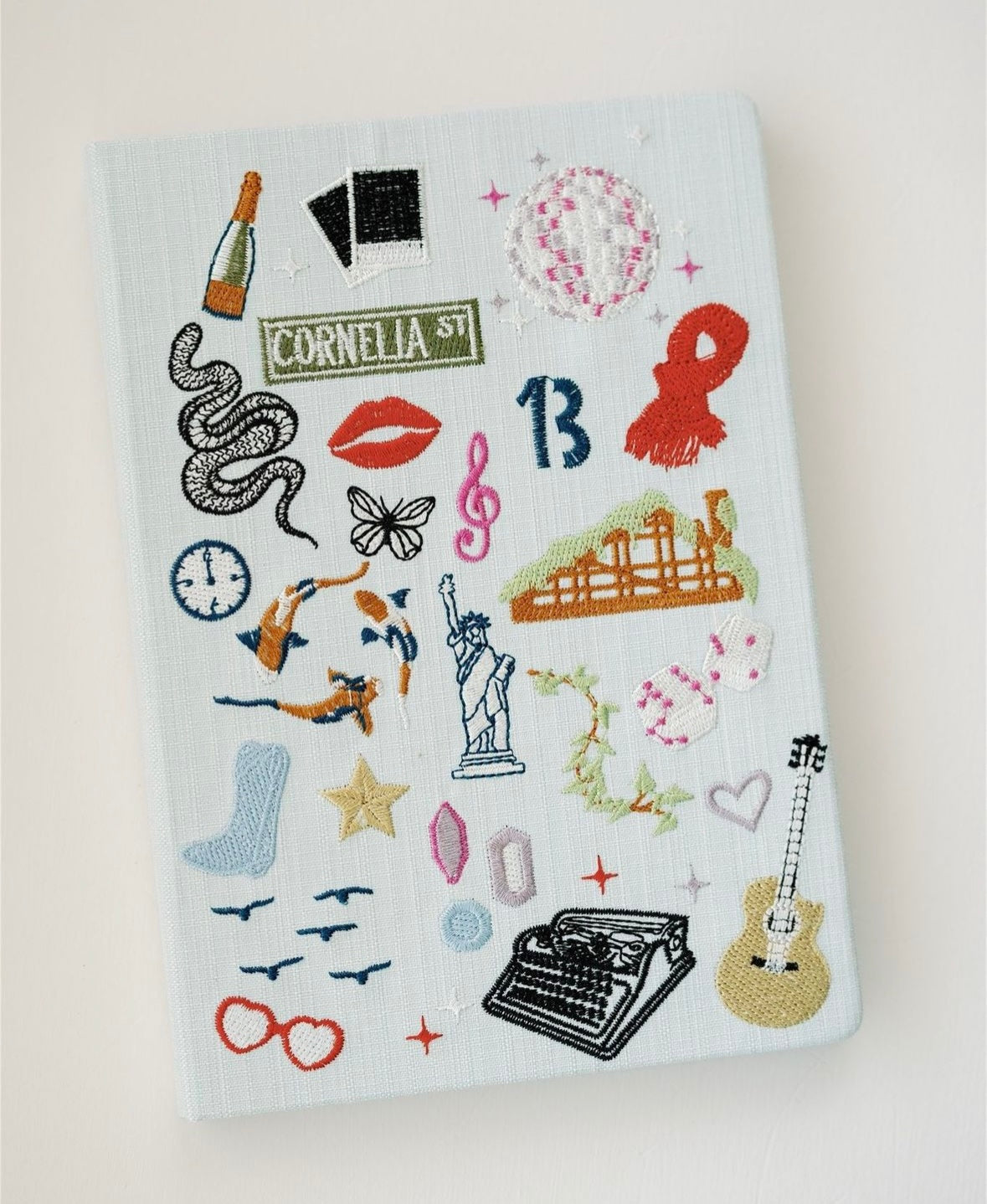 Embroidered Taylor Swift Hardcover Notebook - Updated