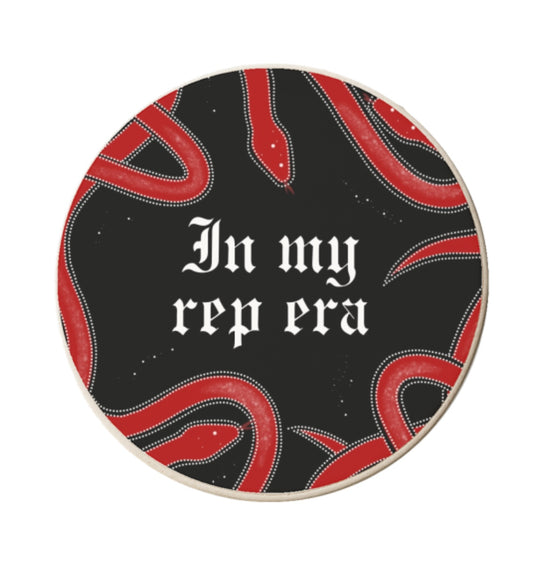 Round Ceramic Coaster - In My Rep Era