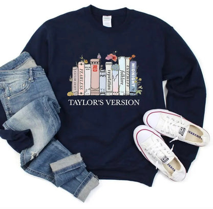 Books Albums Sweatshirt - Taylor Swift Pullover