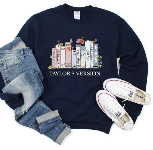 Books Albums Sweatshirt - Taylor Swift Pullover