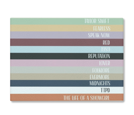 Taylor Eras Stripped Chopping Board