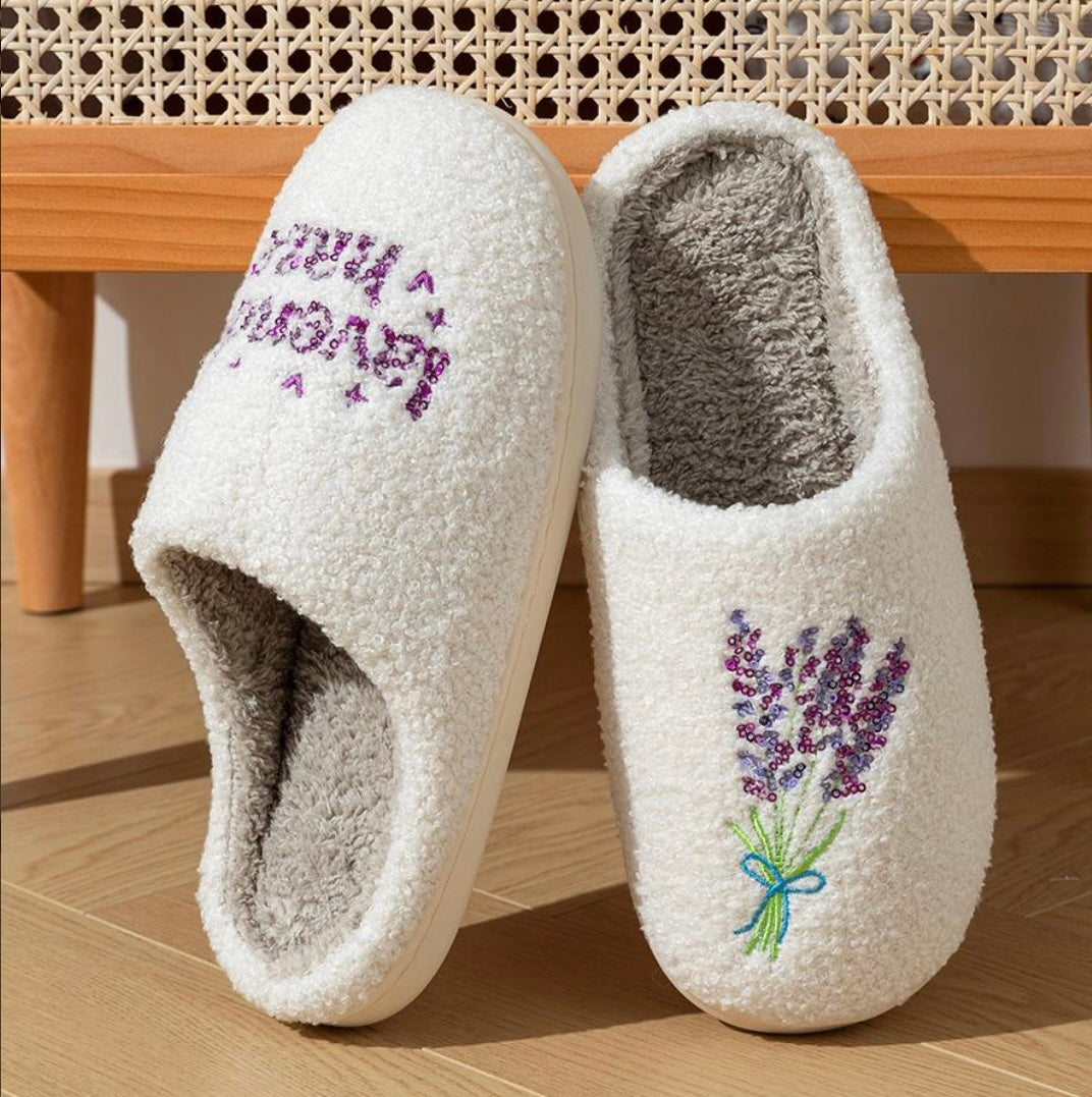 Lavender Haze Slippers