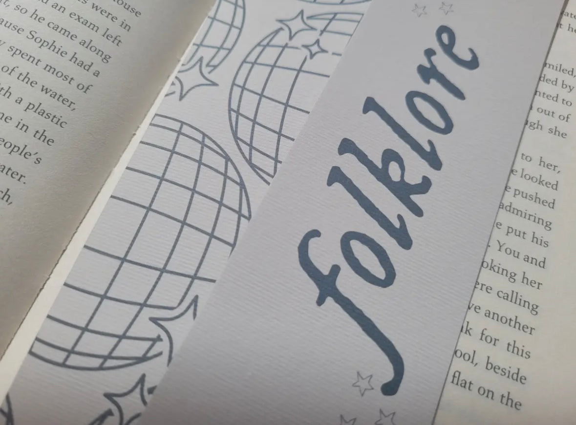 Taylor Swift Folklore Bookmark