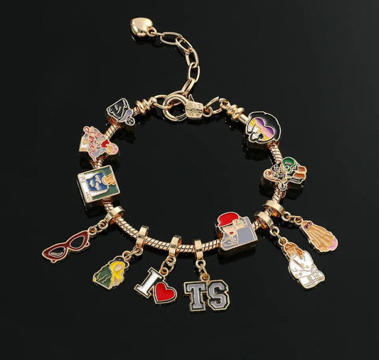 Taylor Swift Charm Bracelet