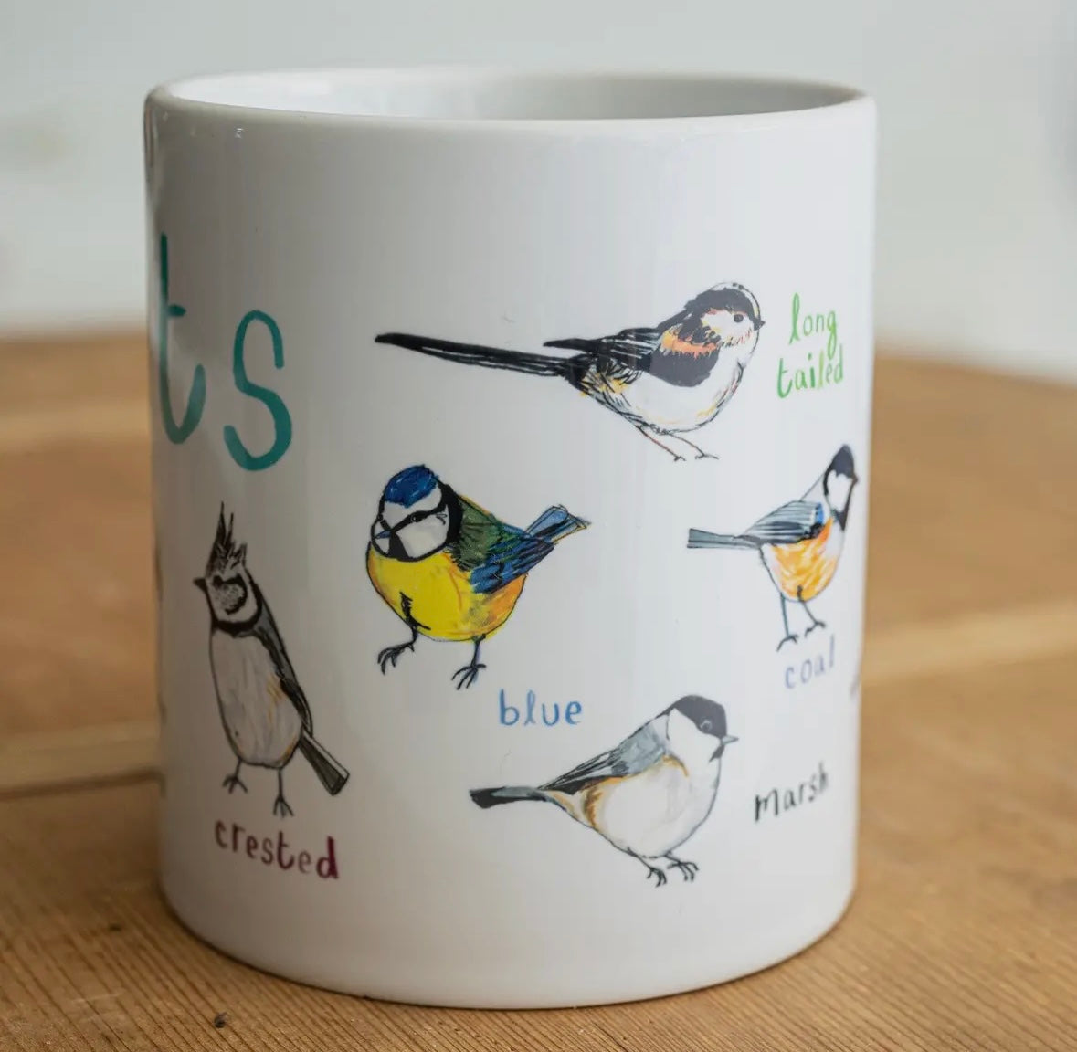 Tits Ceramic Bird Pun Mug