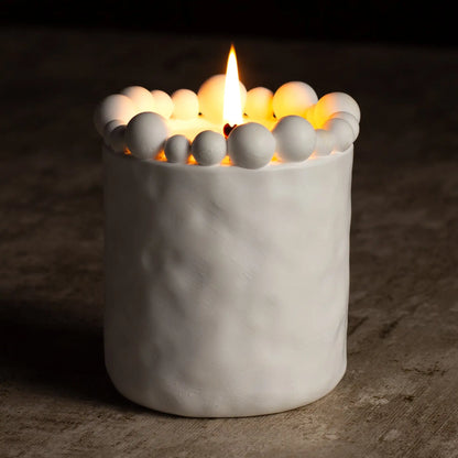 London Collective Beaded Candle - Amber Noir