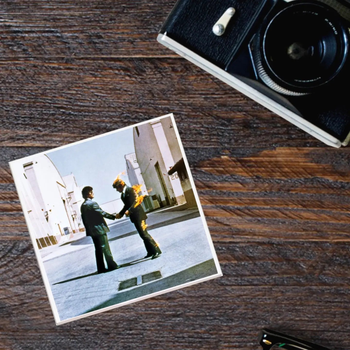 Pink Floyd Wish You Were Here - Ceramic Coaster