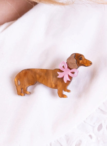 Tatty Devine - Sausage Dog Brooch