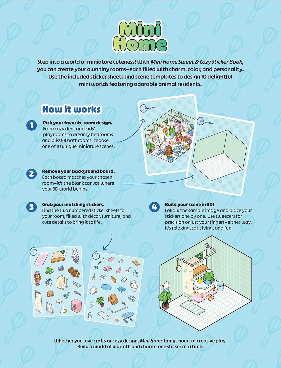 Mini Home Sweet & Cozy Sticker Book