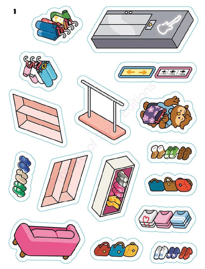 Mini Home Sweet & Cozy Sticker Book