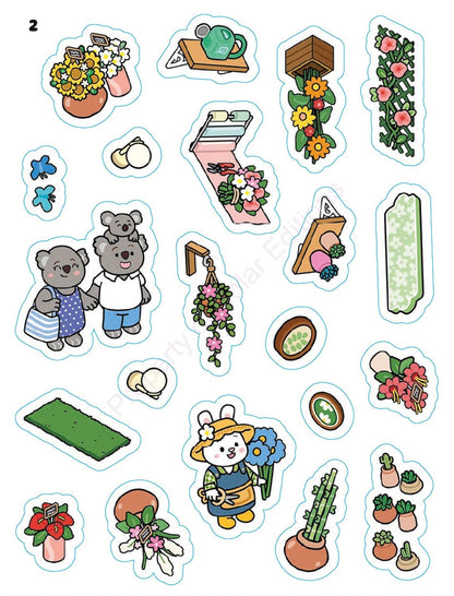Mini Shops Sweet & Cozy Sticker Book