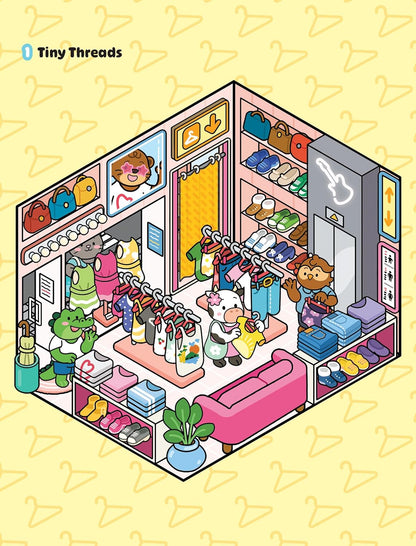 Mini Shops Sweet & Cozy Sticker Book