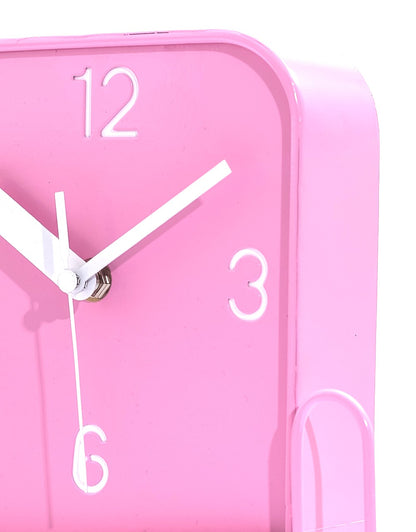PREORDER - Pink Metal Sardine Tin Pendulum Wall Clock