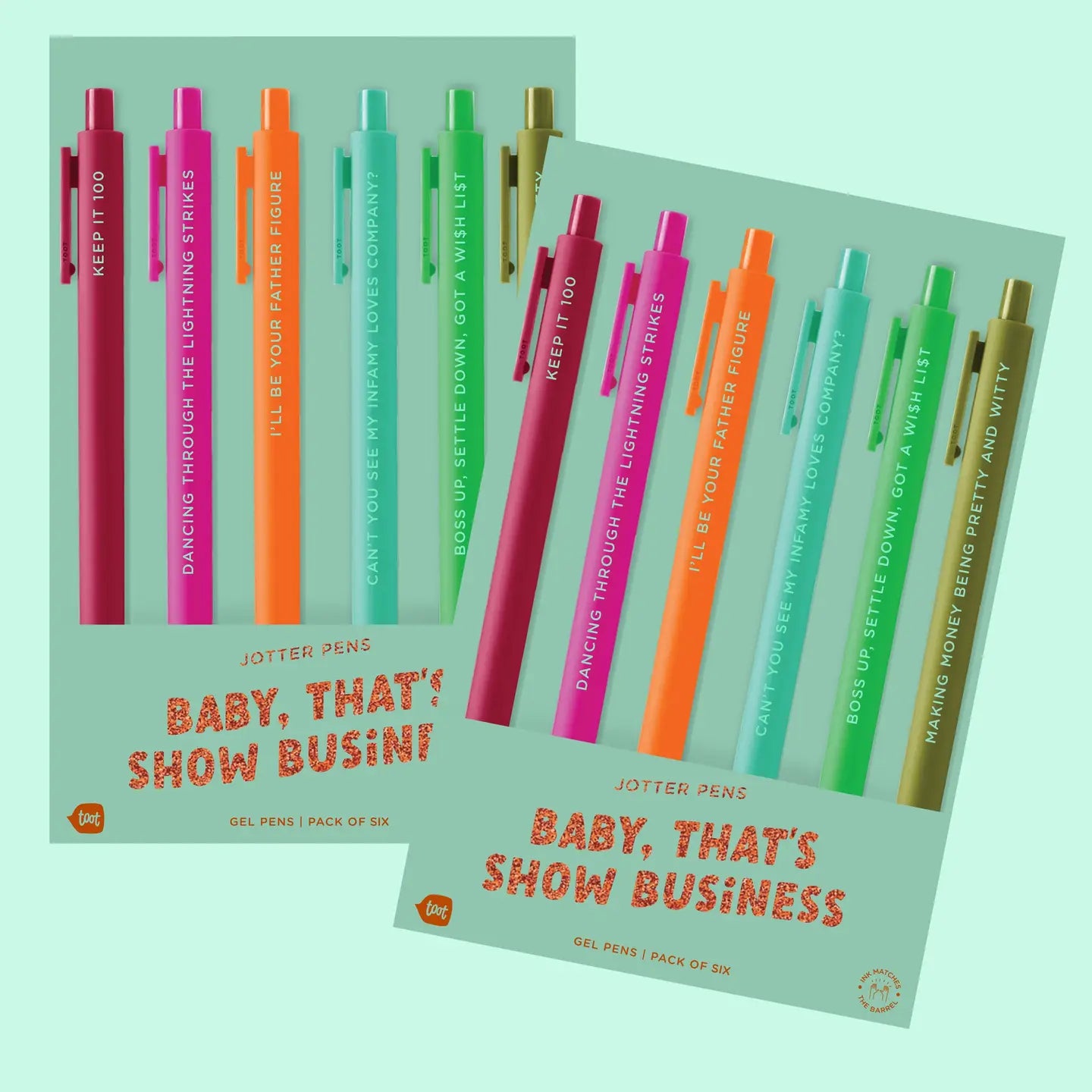 The Life of a Showgirl Swiftie Jotter Set