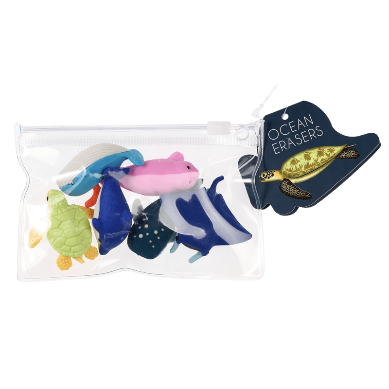 Ocean Animal Erasers (Set of 6)