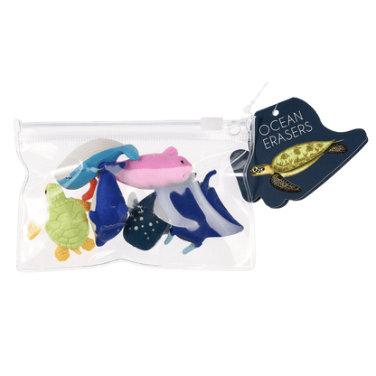 Ocean Animal Erasers (Set of 6)