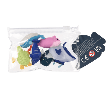 Ocean Animal Erasers (Set of 6)