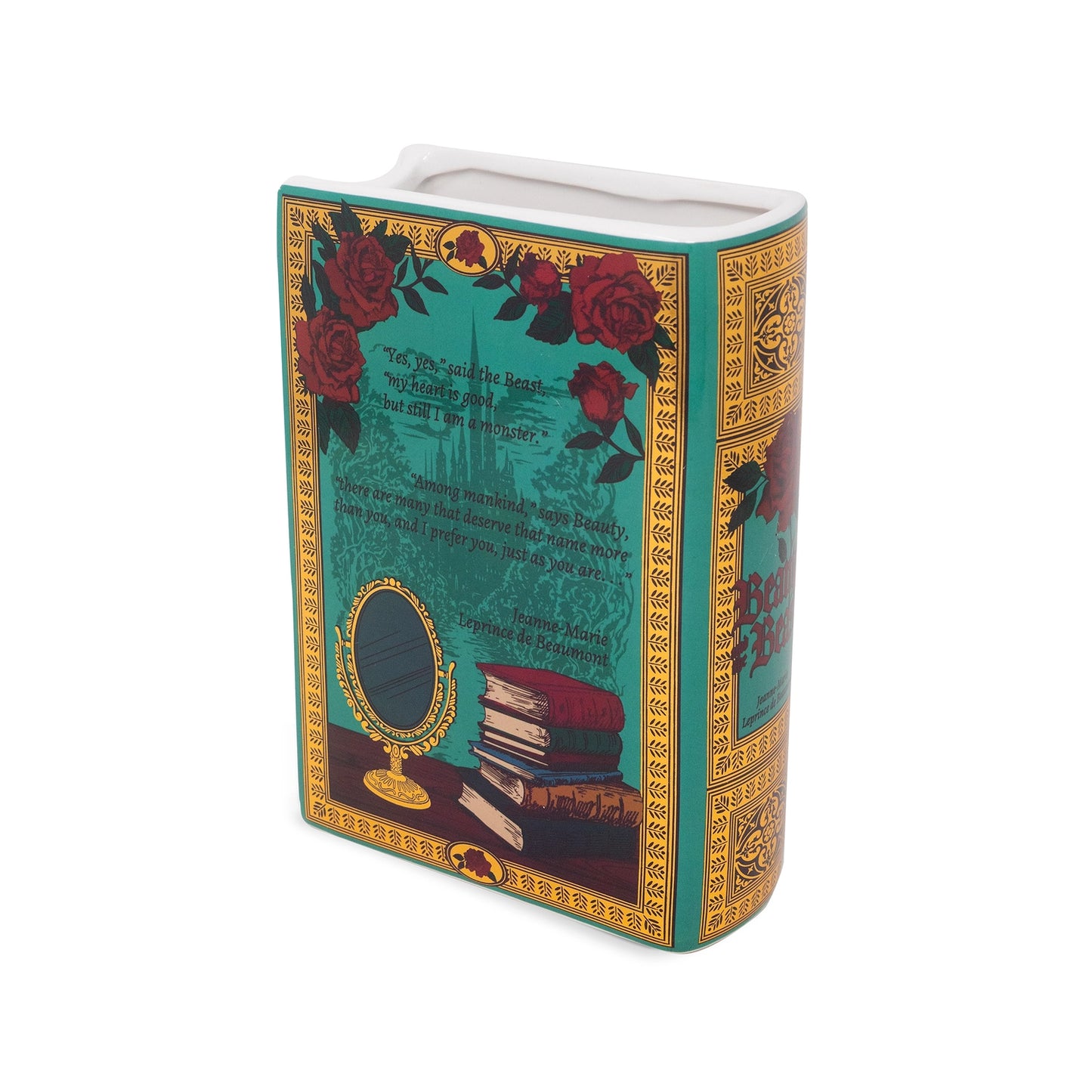 Large Book Vase - Beauty and The Beast