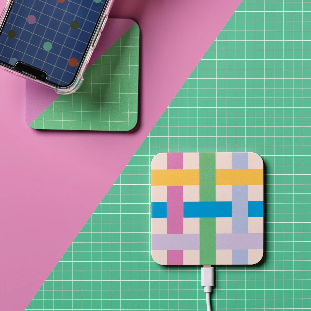 Kikkerland Inkerie Wireless Charger Grid
