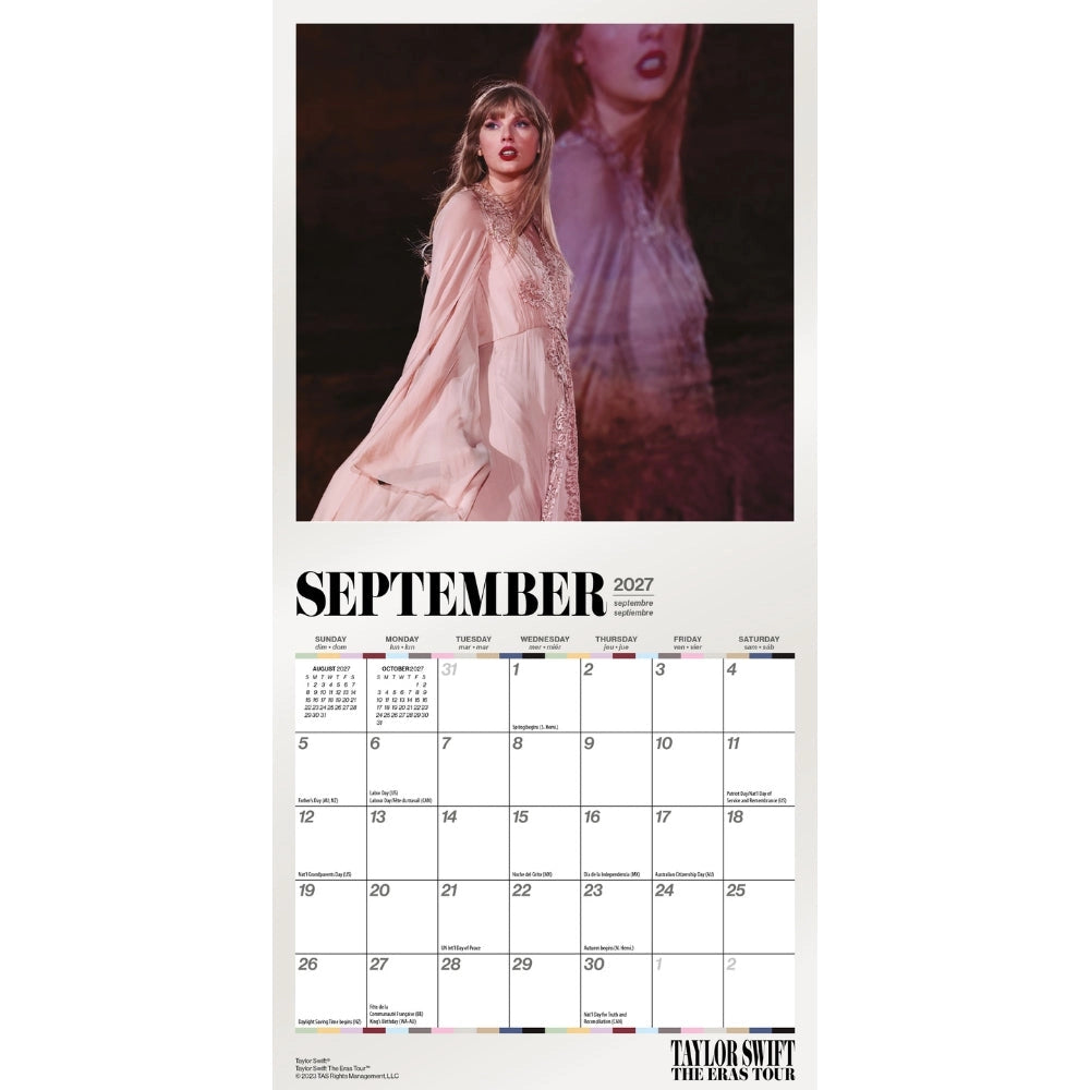 Official Taylor Swift 2027 Mini Calendar
